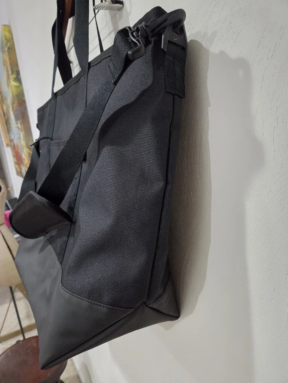 Nike Heritage Eugene Large Black Travel Tote Bag 63L